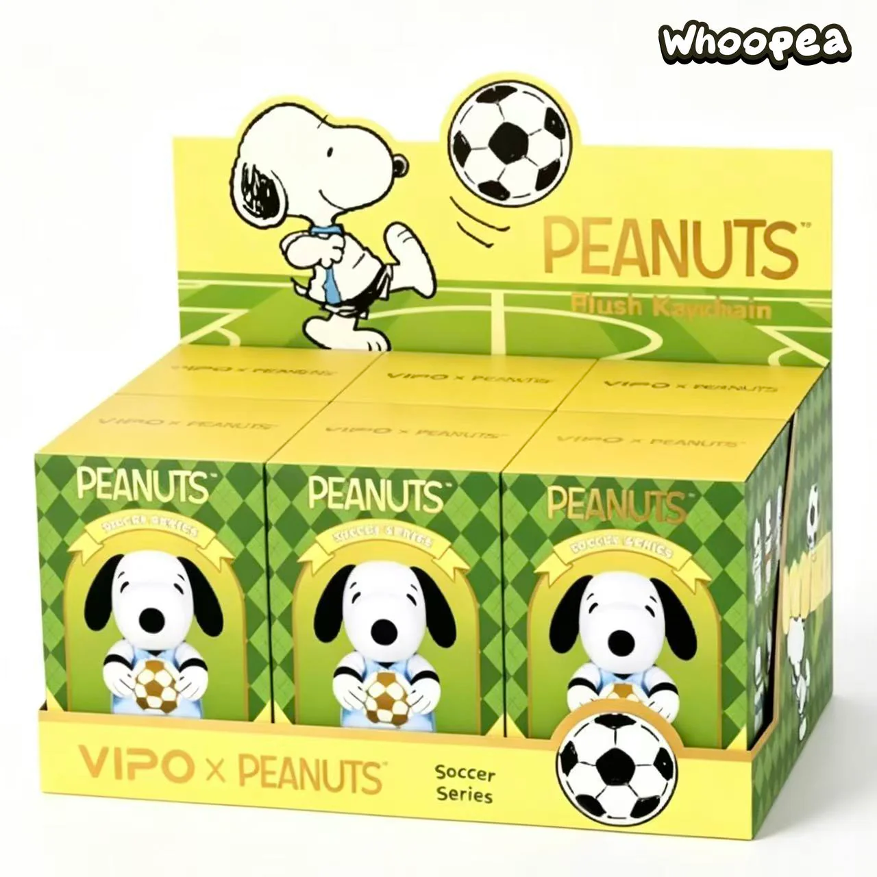 VIPO × PEANUTS Snoopy Football Series Plush Pendant Blind Box - Image 12