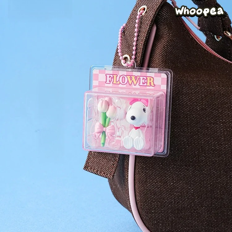 Snoopy PINK ME Series Mini Hanging Card Pendant Blind Box - Image 4