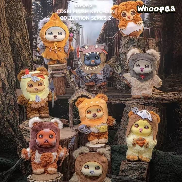 COSBI Star Wars Ewok Series Plush Pendant Blind Box - Image 2