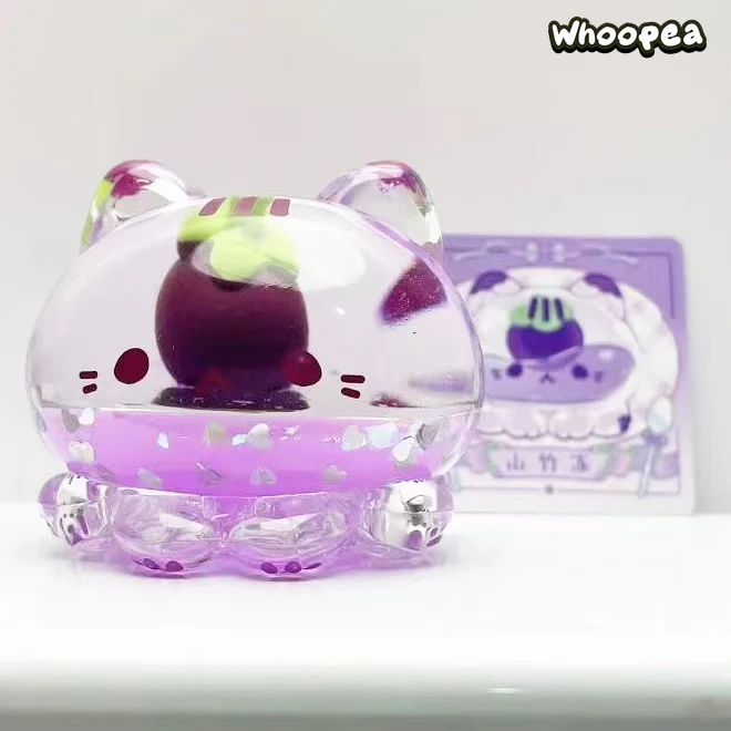 Strawberry Mousse Tower Octopus Meow Jelly Series Figure Blind Box - Image 4