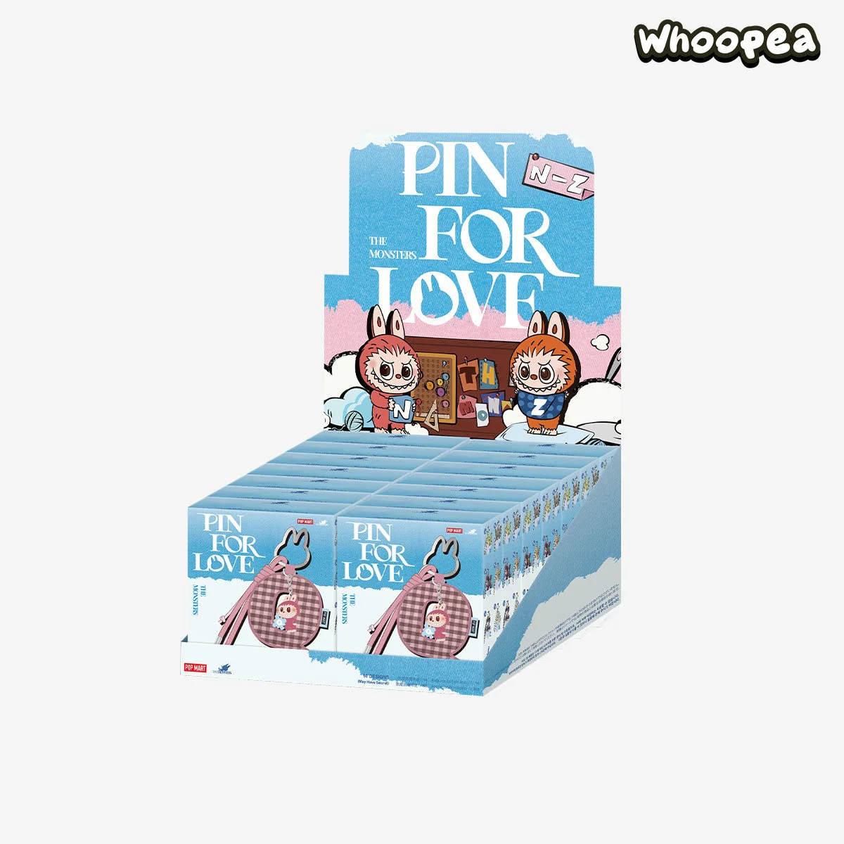 THE MONSTERS Labubu Pin for Love Series- Letter Pendant Blind Box (N-Z) - Image 10
