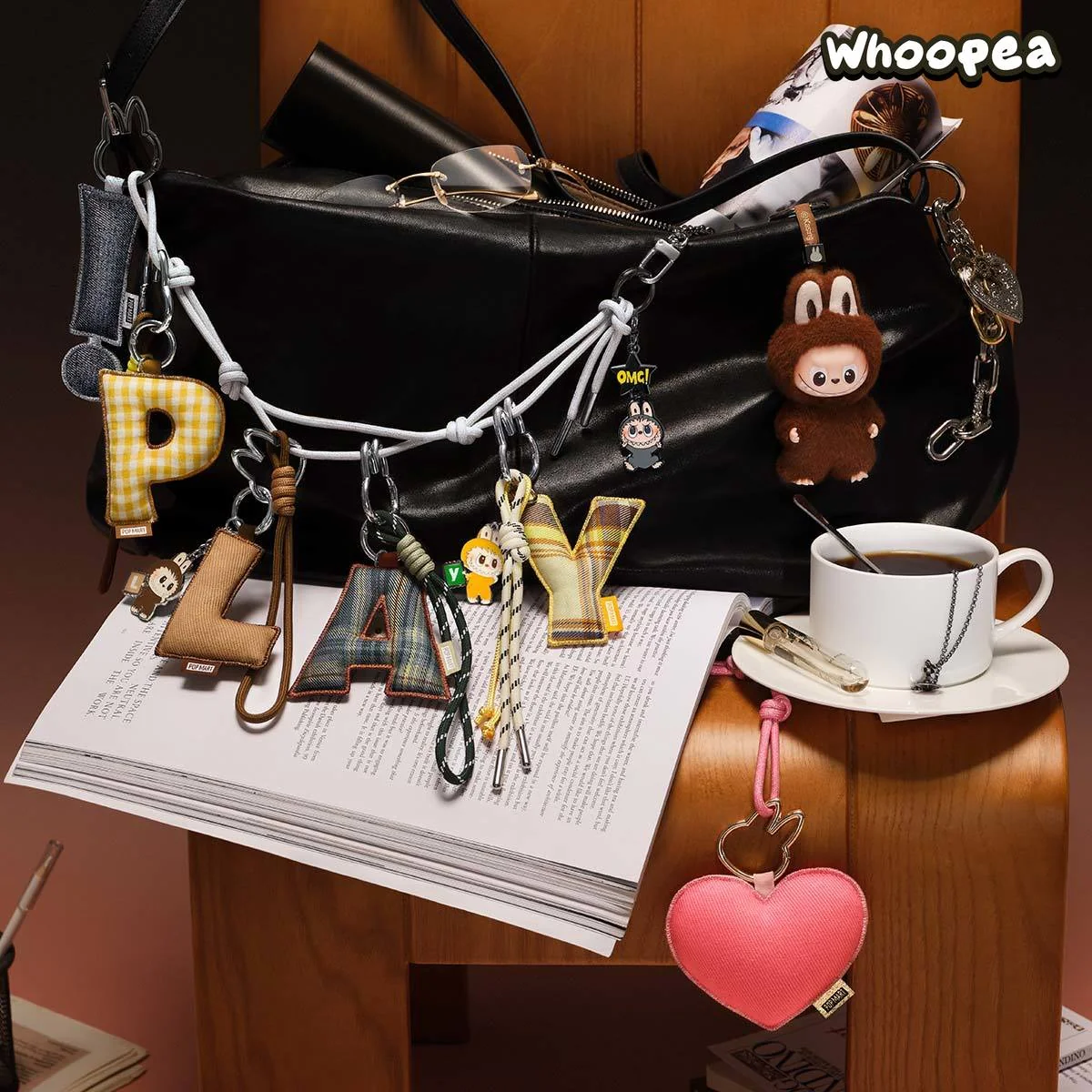 THE MONSTERS Labubu Pin for Love Series- Letter Pendant Blind Box (N-Z) - Image 5