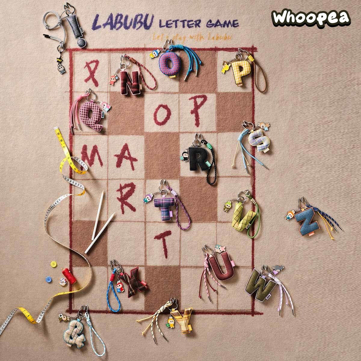 THE MONSTERS Labubu Pin for Love Series- Letter Pendant Blind Box (N-Z) - Image 8