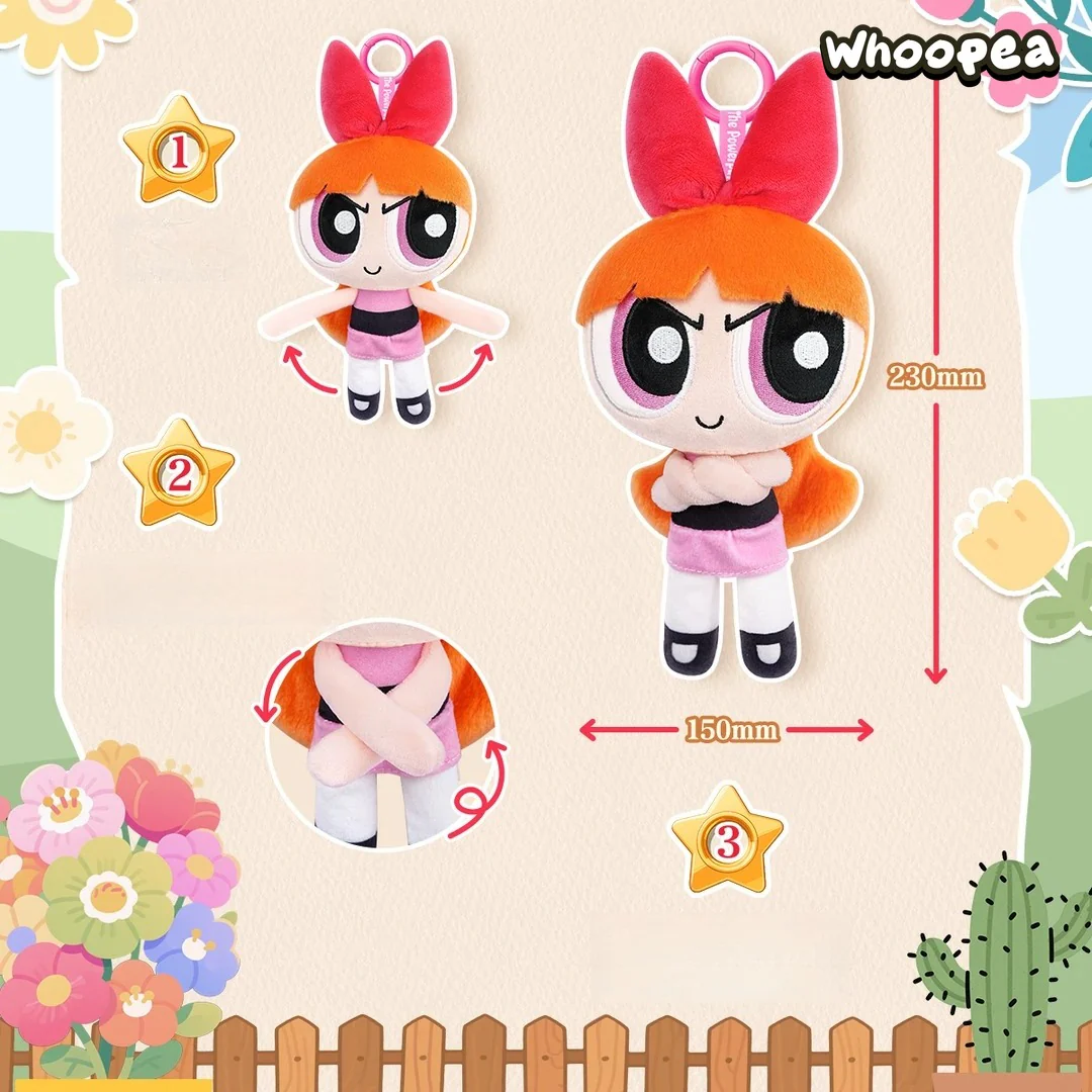 The Powerpuff Girls Cross Hands Series Plush Pendant Blind Box - Image 5
