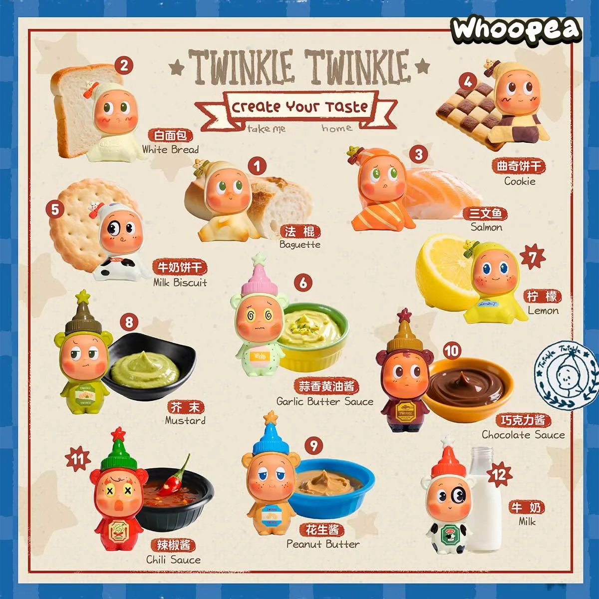 Twinkle Twinkle Create Your Taste Series Figures - A, Blind Box - Image 2