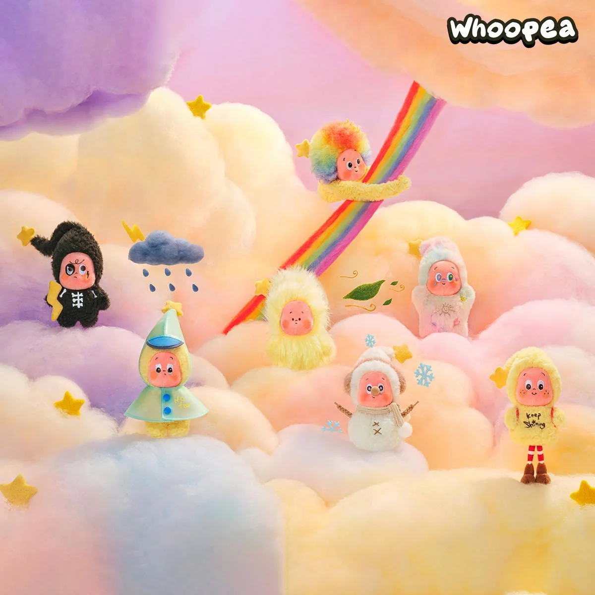 Twinkle Twinkle Sweet Dreams Forecast Series-Plush Pendant Blind Box - Image 3