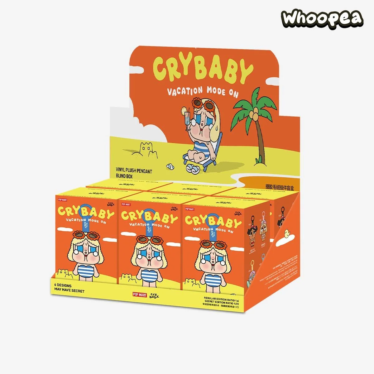 CRYBABY Vacation Mode On Series-Vinyl Plush Pendant Blind Box - Image 10