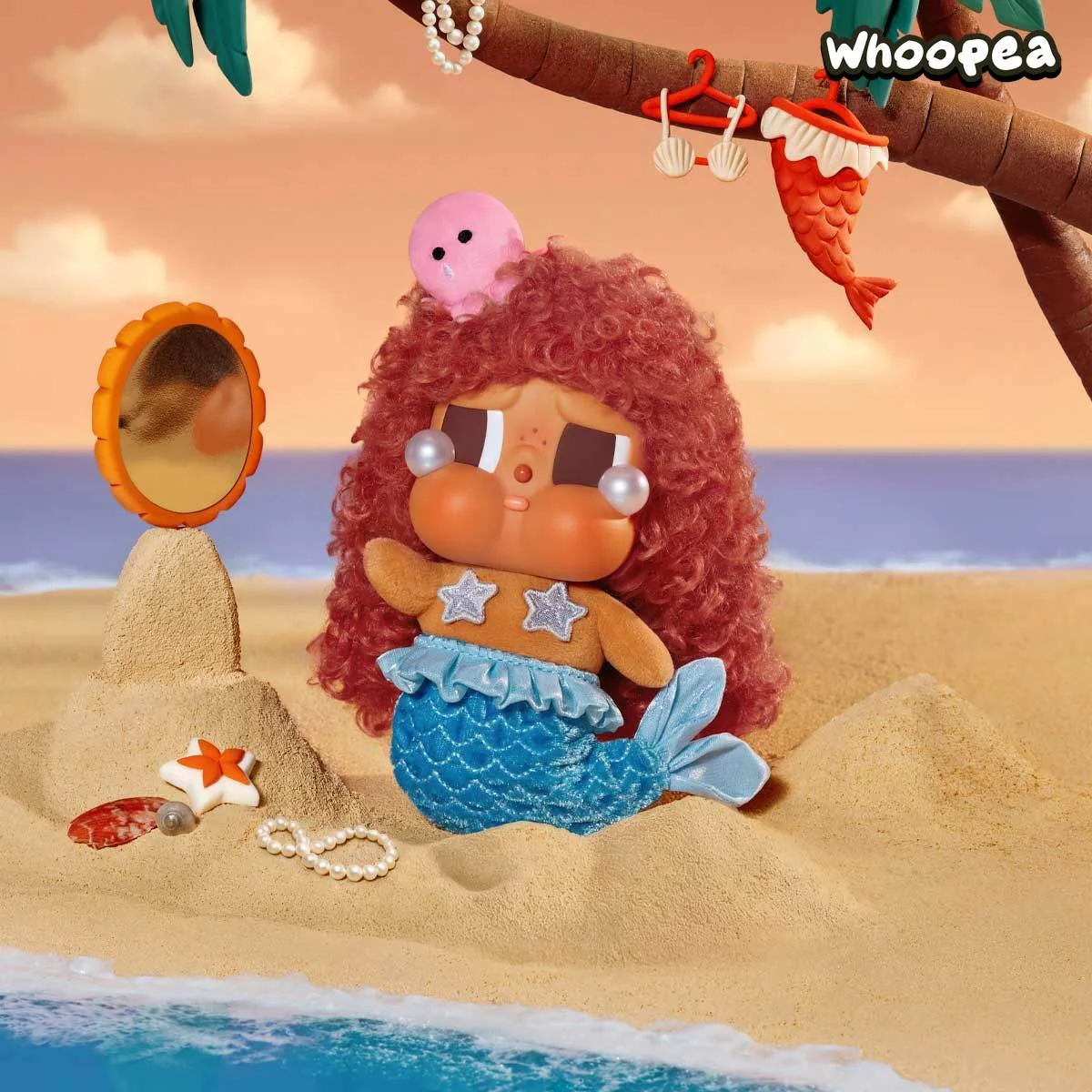 CRYBABY Vacation Mode On Series-Vinyl Plush Pendant Blind Box - Image 4