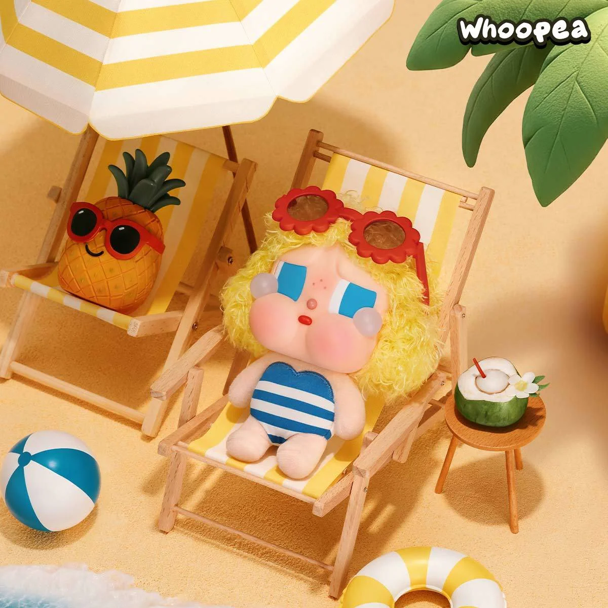 CRYBABY Vacation Mode On Series-Vinyl Plush Pendant Blind Box - Image 7