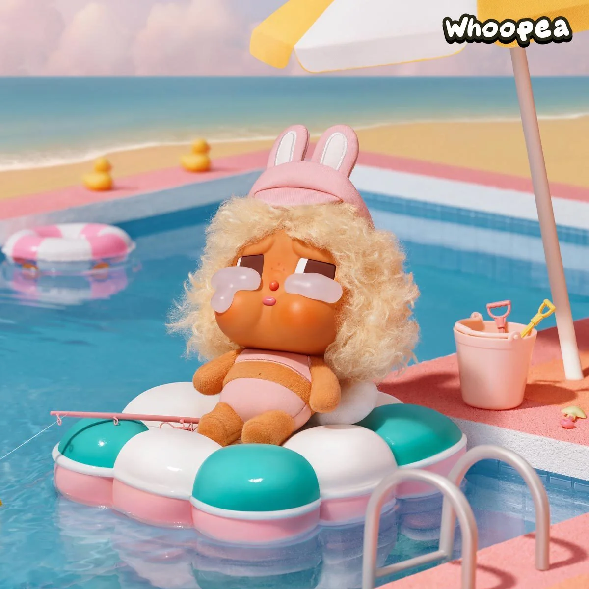 CRYBABY Vacation Mode On Series-Vinyl Plush Pendant Blind Box - Image 8