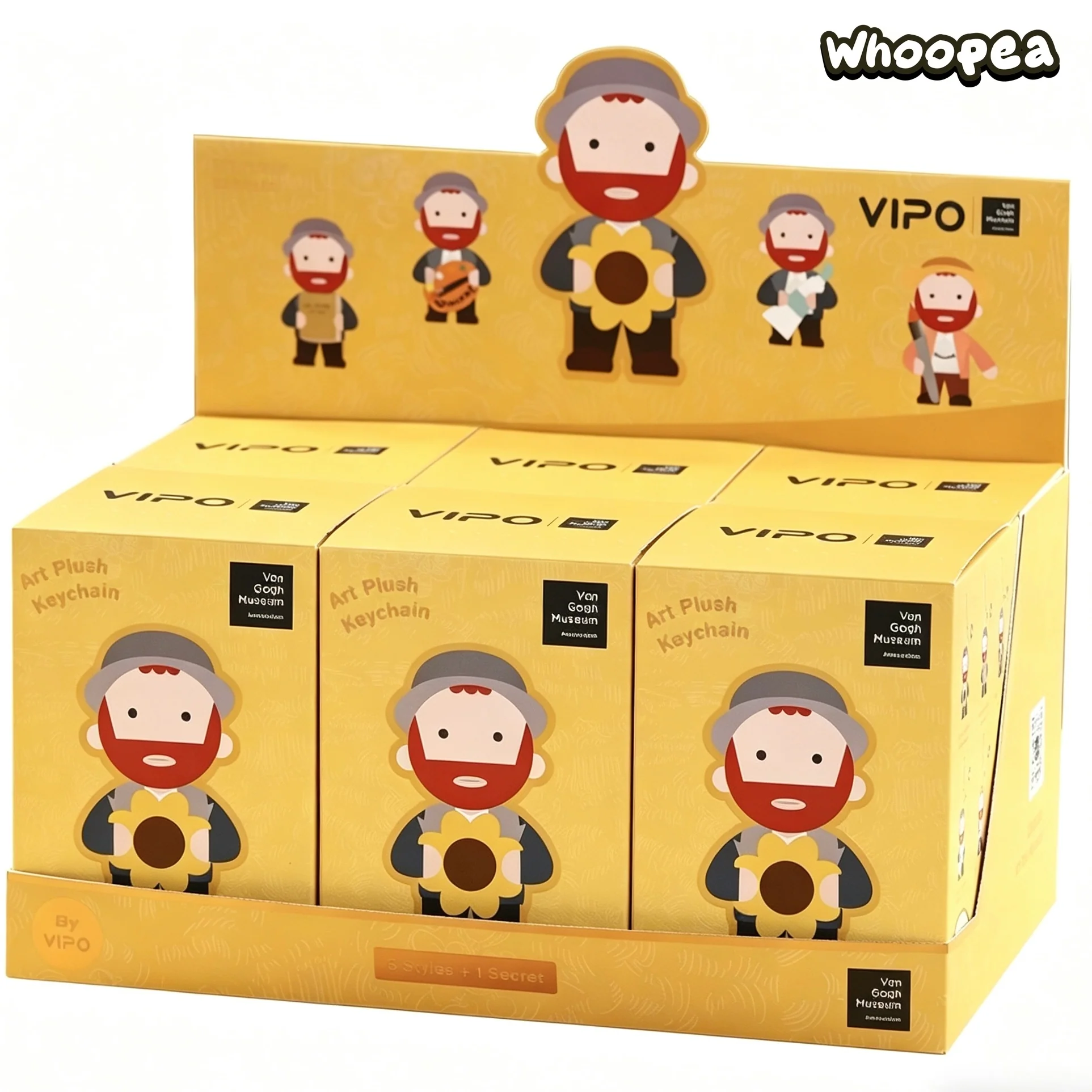 Van Gogh Self-Portrait Series Plush Pendant Blind Box - Image 10