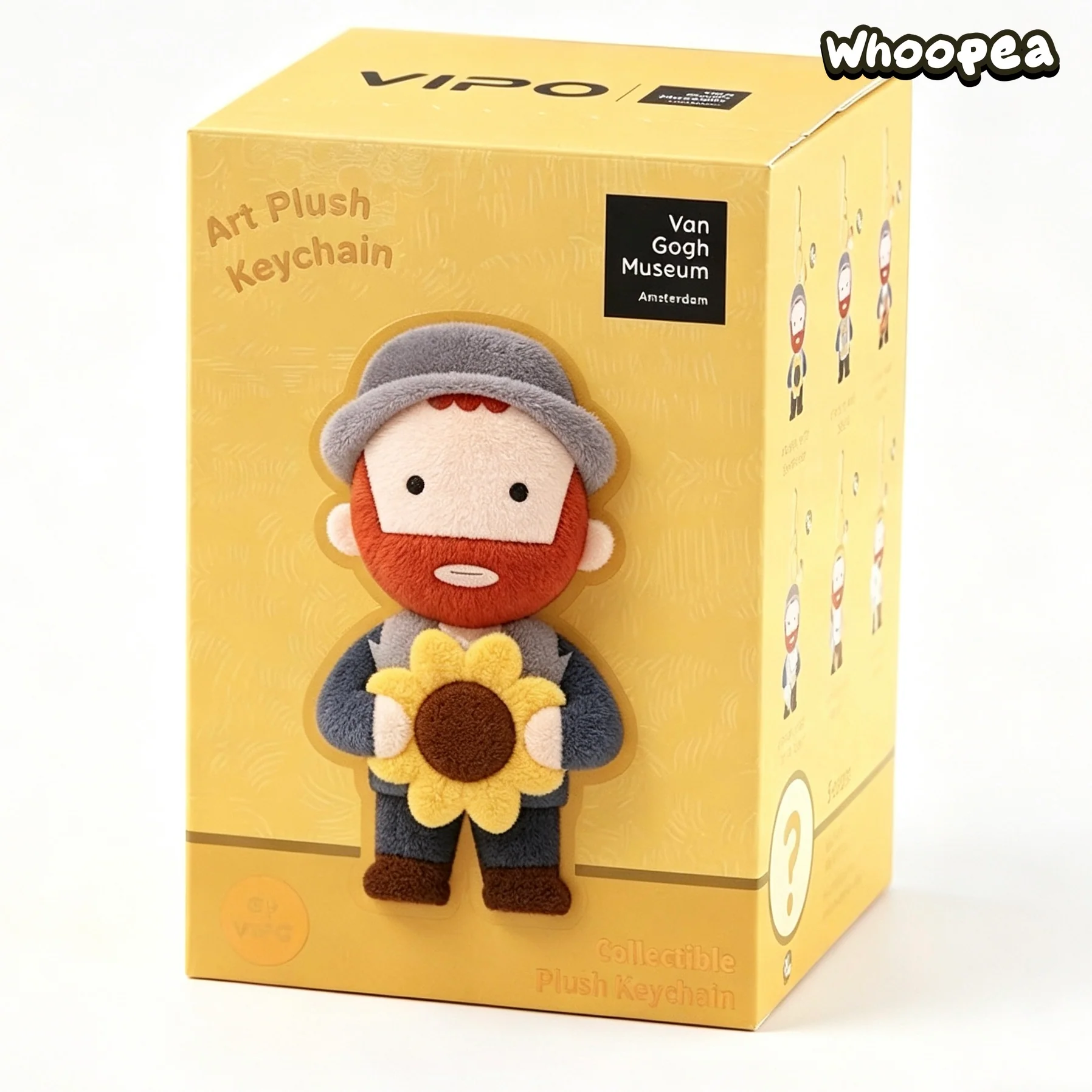 Van Gogh Self-Portrait Series Plush Pendant Blind Box - Image 9