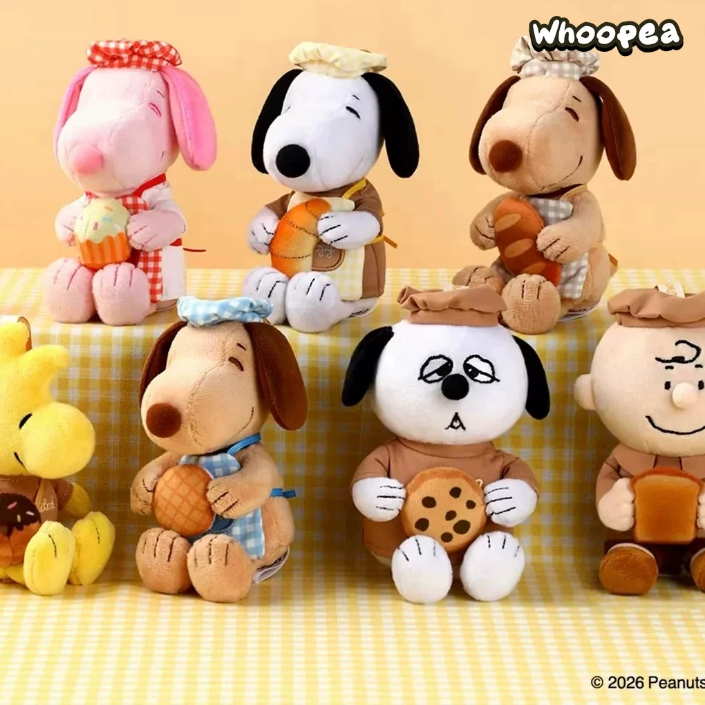 VIPO × PEANUTS Snoopy Bakery Series Plush Keychain Blind Box
