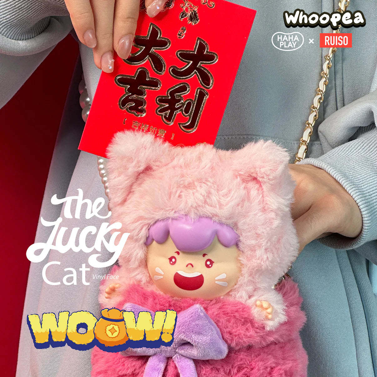 WOOW The Lucky Cat Series Vinyl Face Plush Dolls, Blind Box - Image 5