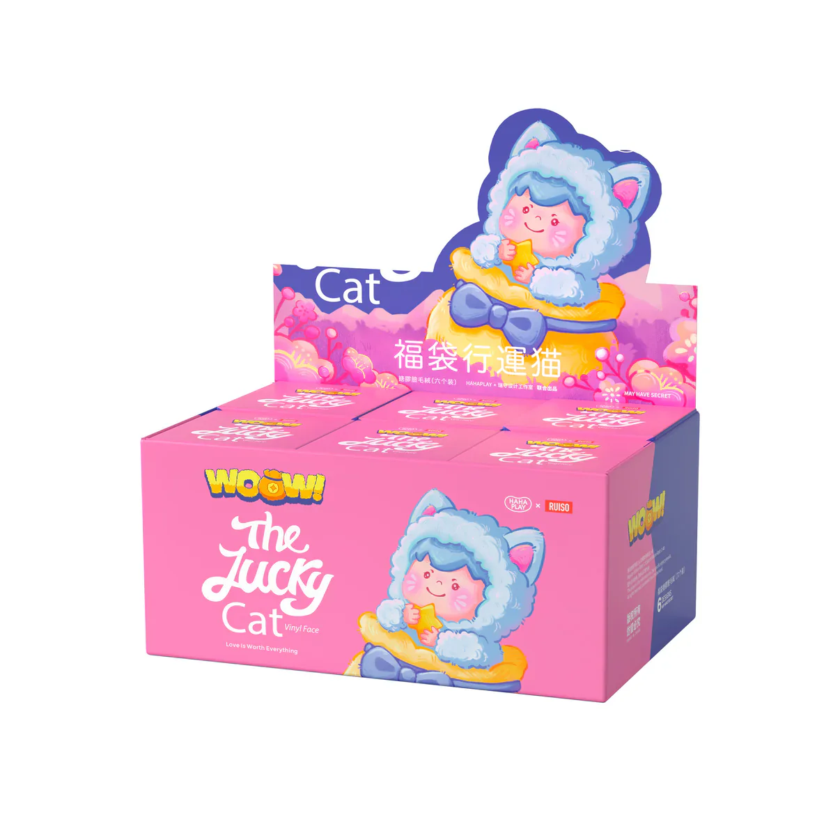 WOOW The Lucky Cat Series Vinyl Face Plush Dolls, Blind Box - Image 9