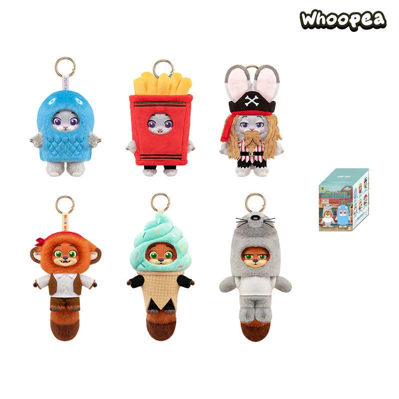ZOOTOPIA 2 NICK and JUDY Best Undercover Keychain Plush Series Blind Box - Image 7