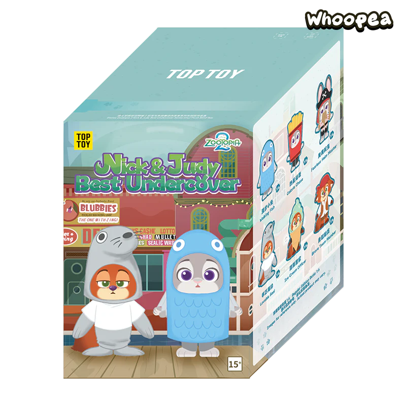 ZOOTOPIA 2 NICK and JUDY Best Undercover Keychain Plush Series Blind Box - Image 8