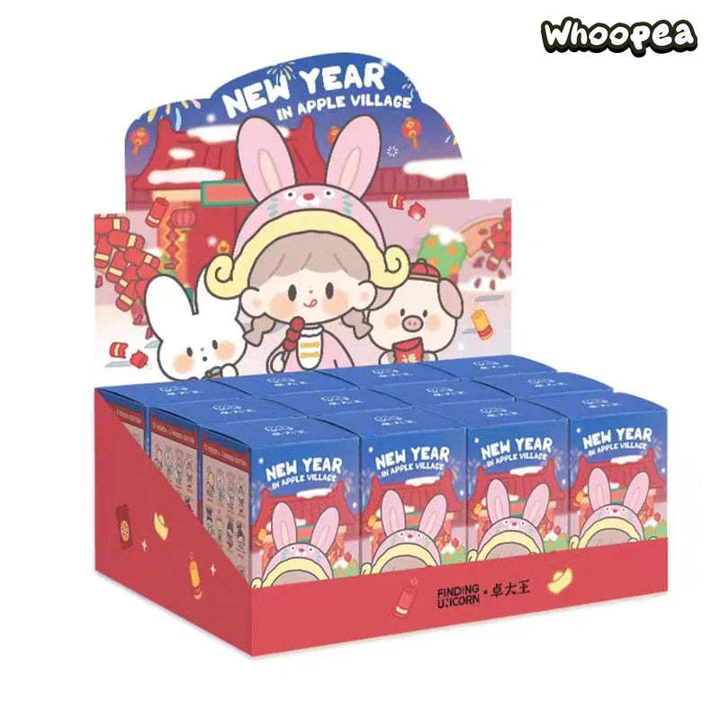 zZoton New Year In Apple Village Series Figures, Blind Box - Image 11