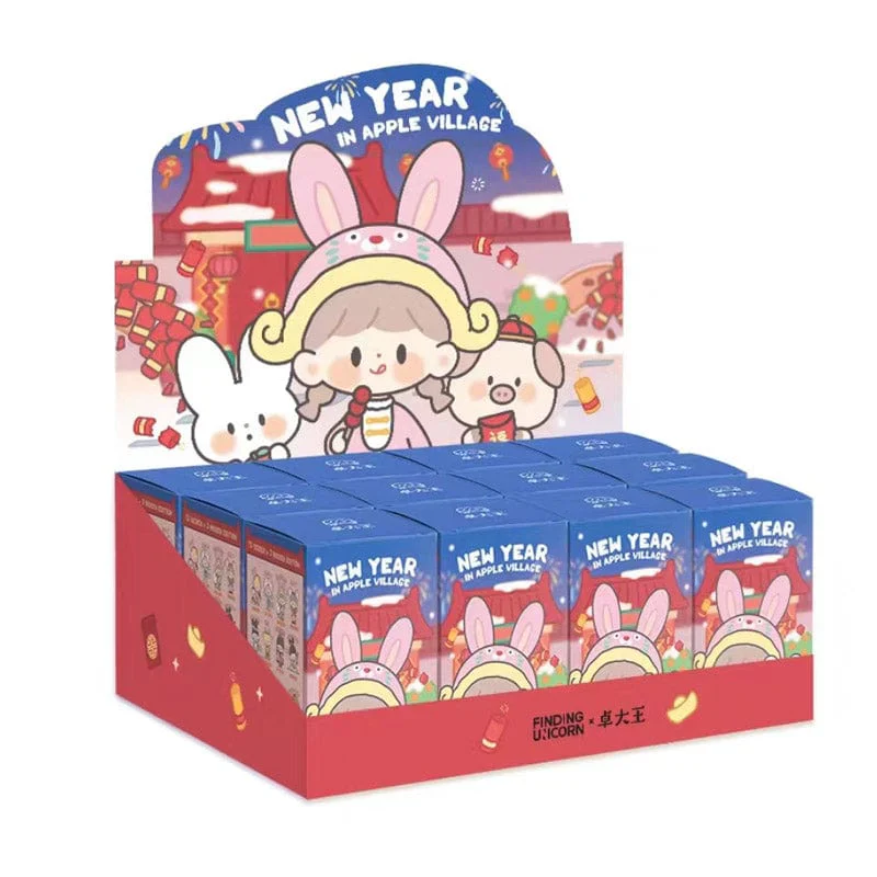 zZoton New Year In Apple Village Series Figures, Blind Box - Image 13
