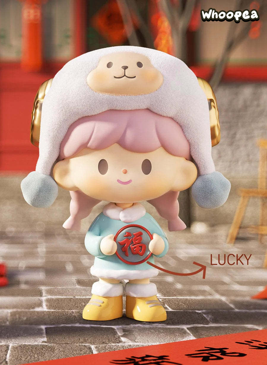 zZoton New Year In Apple Village Series Figures, Blind Box - Image 2