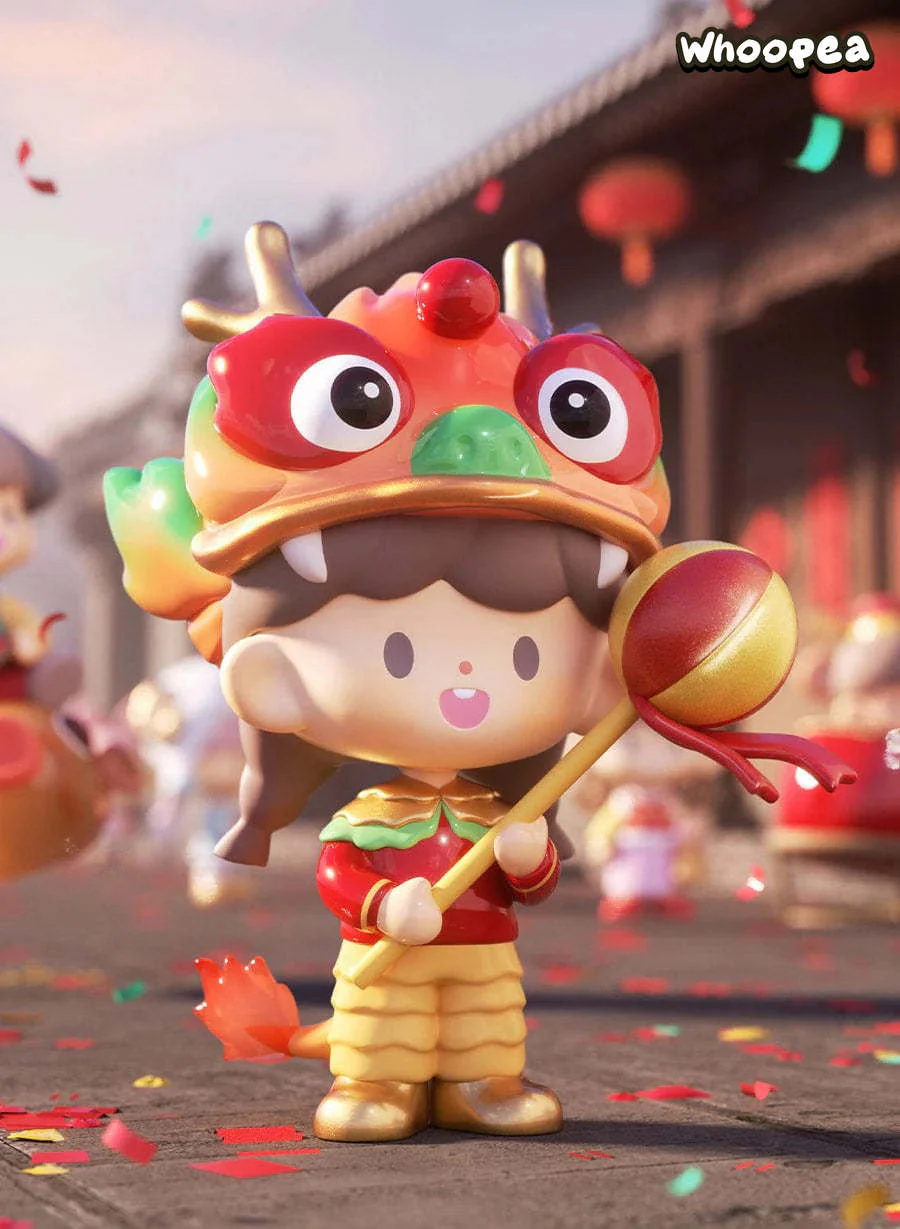 zZoton New Year In Apple Village Series Figures, Blind Box - Image 3