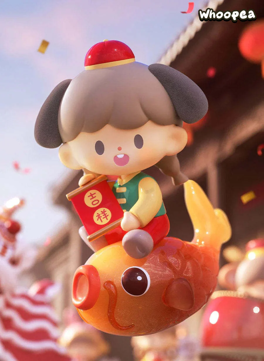 zZoton New Year In Apple Village Series Figures, Blind Box - Image 4