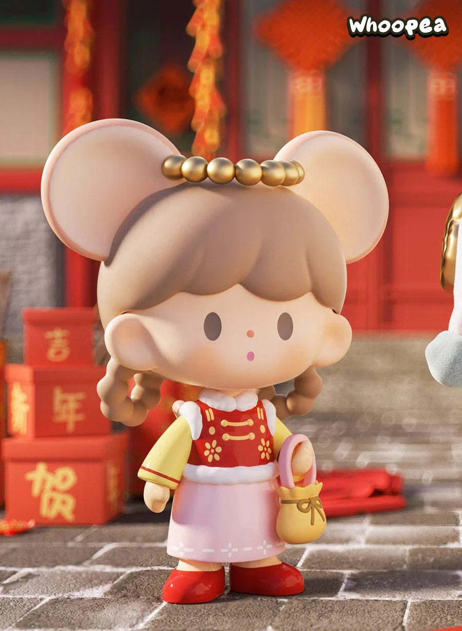 zZoton New Year In Apple Village Series Figures, Blind Box - Image 5